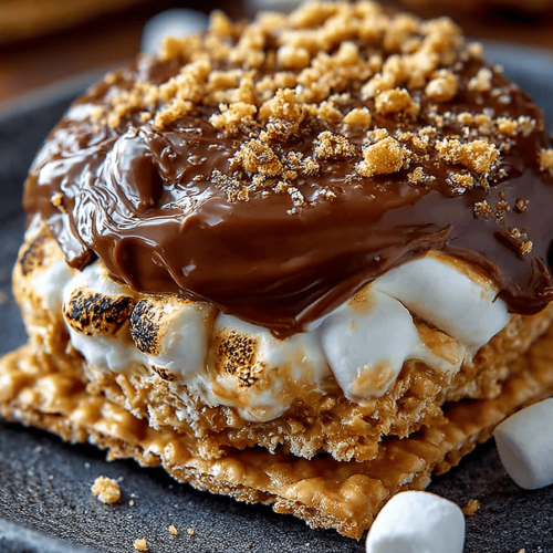Easy Single Serve Smores Scotcheroo