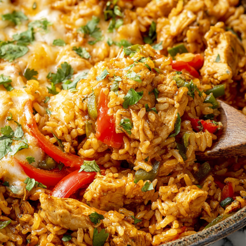 Chicken Fajita Rice Skillet