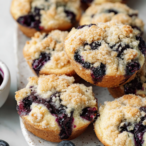 Delish Blueberry Crumble Cookies