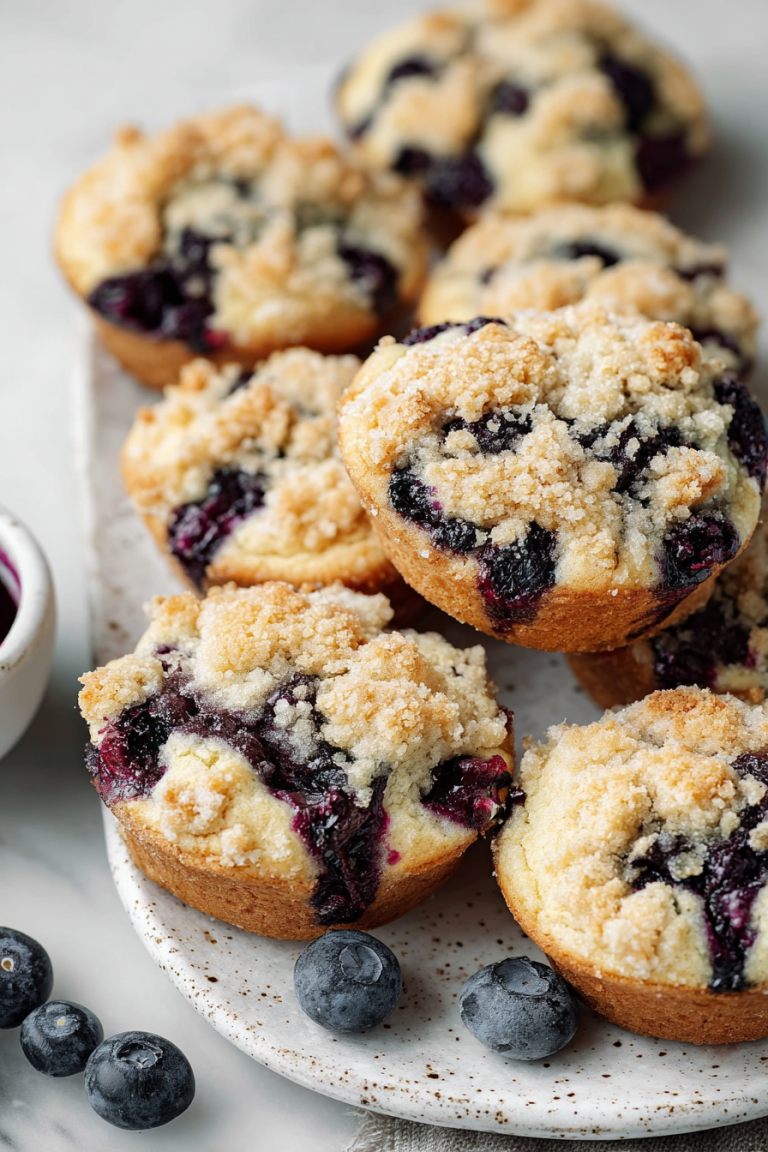 Delish Blueberry Crumble Cookies