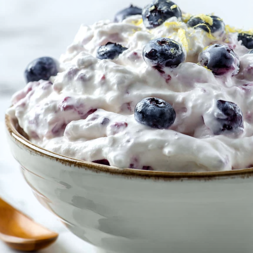 Delish Blueberry Lemon Fluff Recipe
