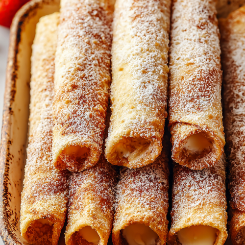 Delish Cheesecake Taquitos Recipe