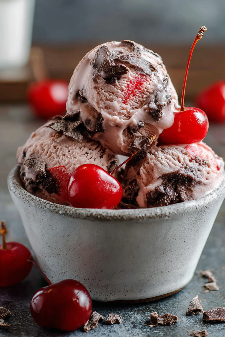 Delish Chocolate Cherry Ice Cream