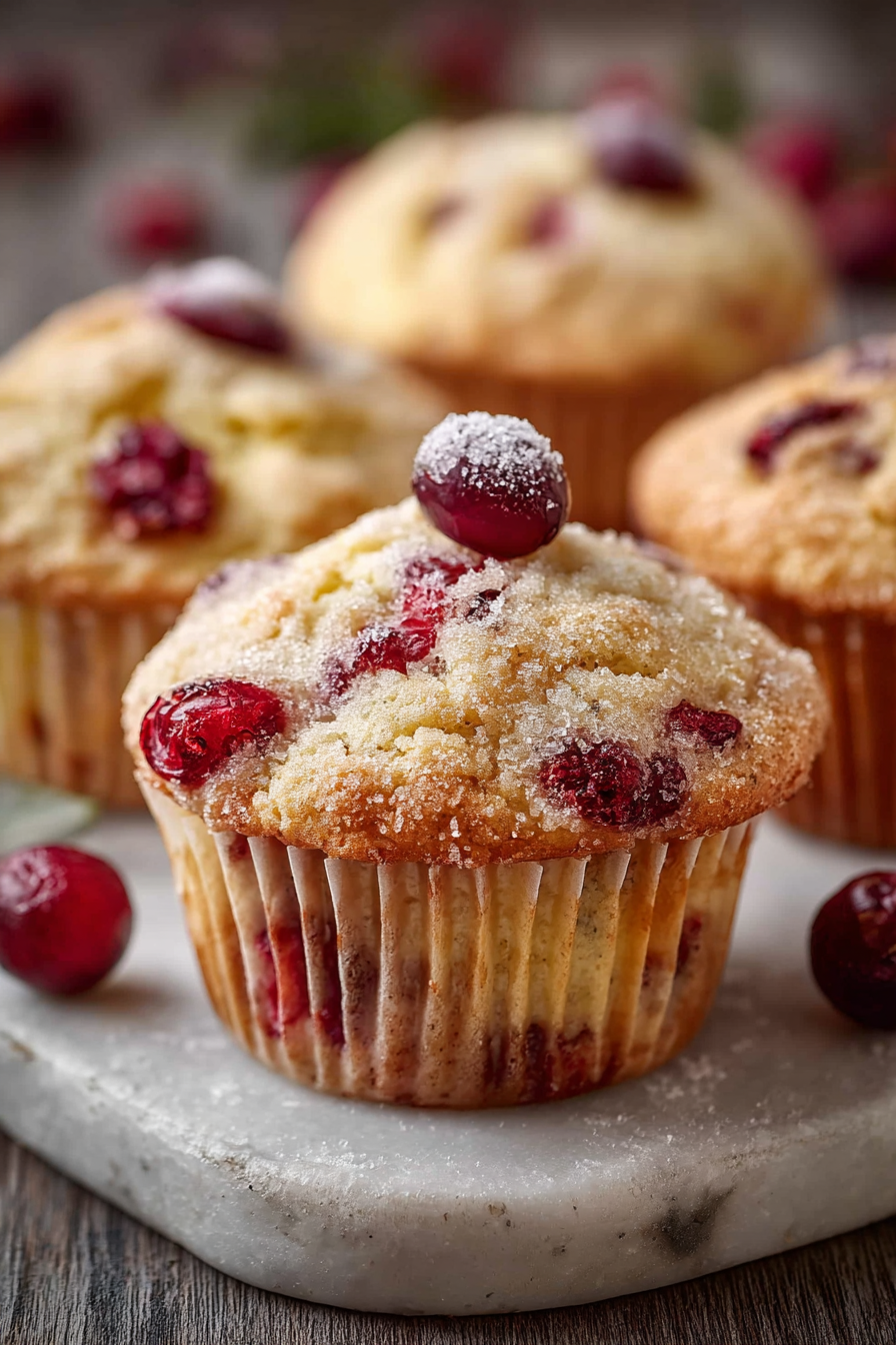 Delish Cranberry Orange Muffins