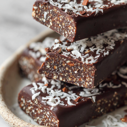 Delish Dark Chocolate Coconut Protein Bars