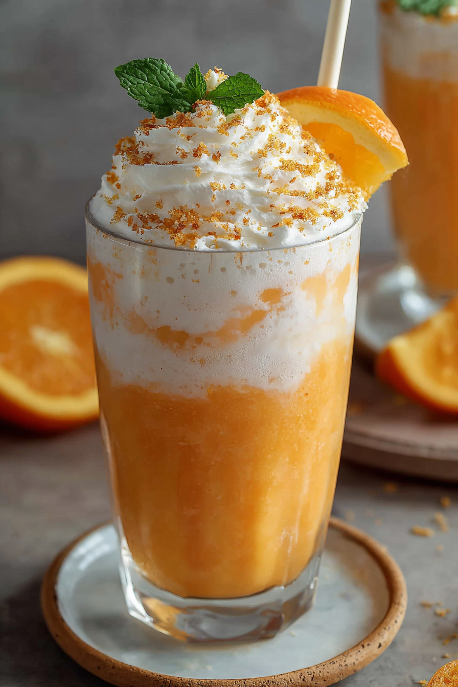 Delish Dirty Creamsicle Float