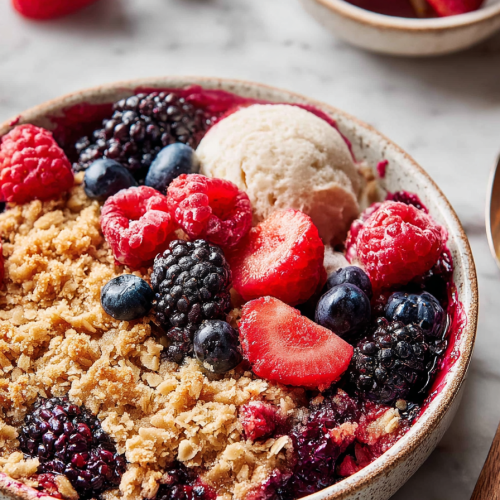 Delish Gluten-Free Berry Crisp Recipe