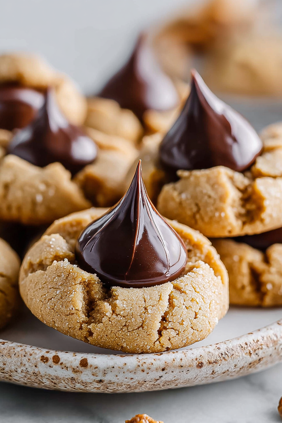 Delish Gluten Free Peanut Butter Blossoms
