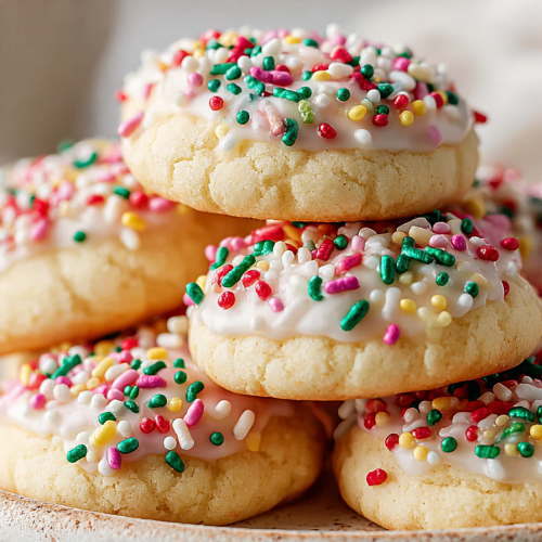 Delish Italian Sprinkle Cookies