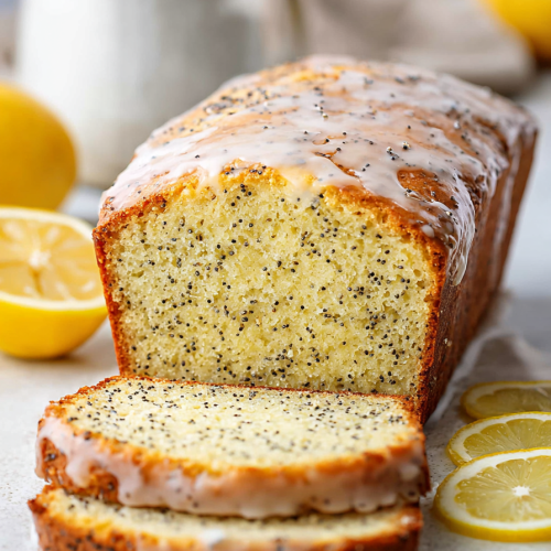 Delish Lemon Poppy Seed Bread