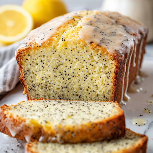 Delish Lemon Poppy Seed Bread