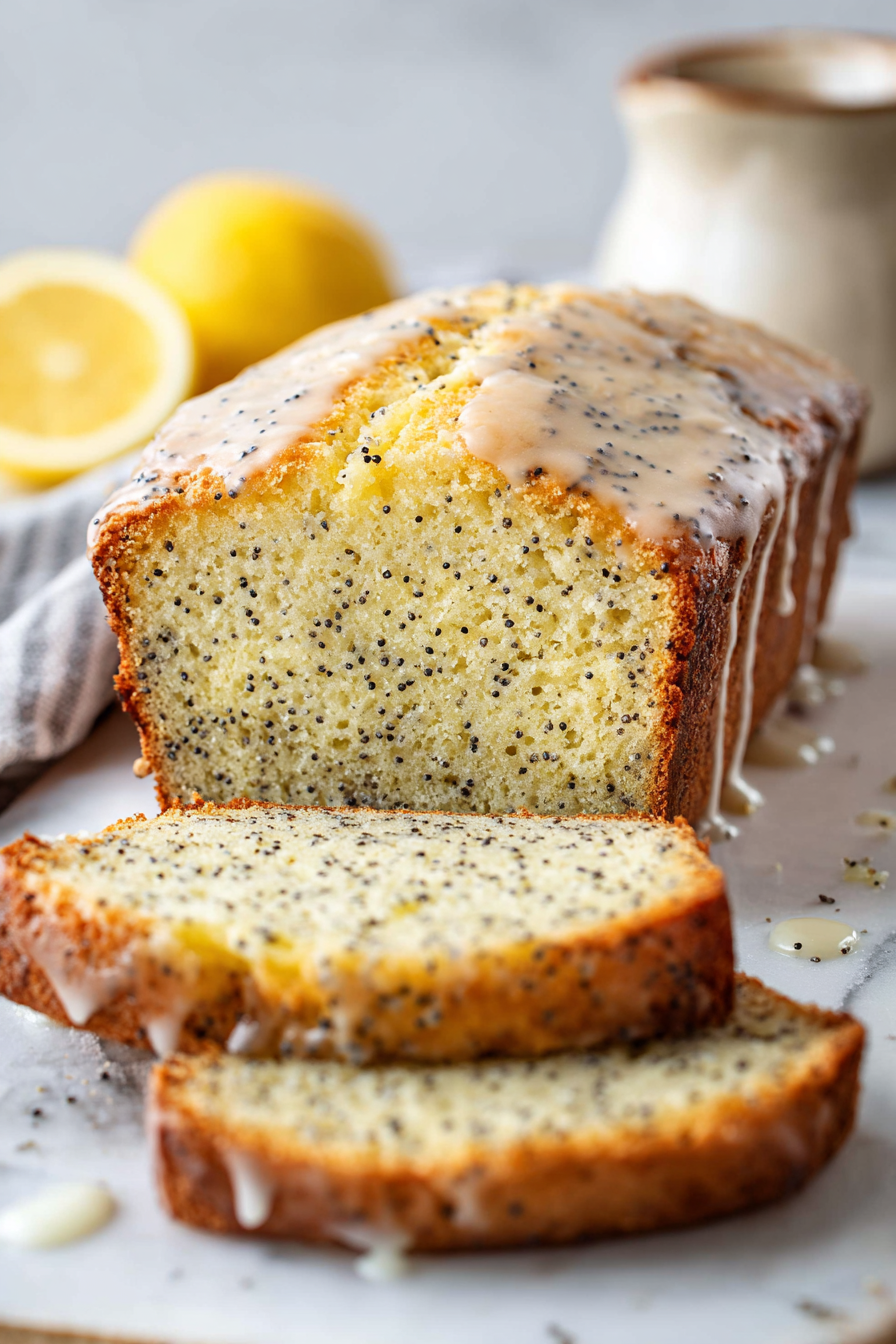 Delish Lemon Poppy Seed Bread