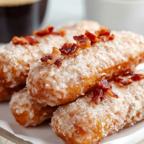 Delish Maple Bacon Donut Sticks