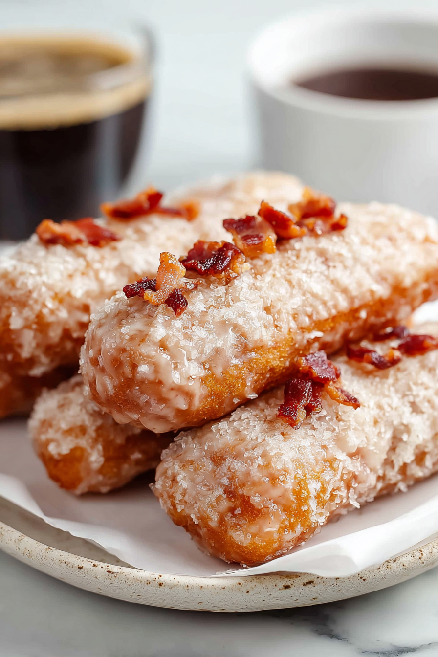 Delish Maple Bacon Donut Sticks