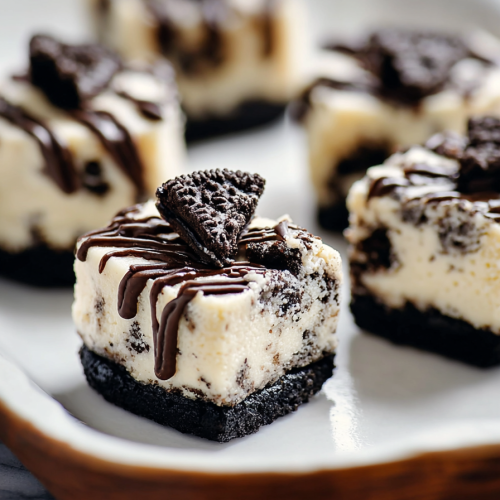 Delish Oreo Cheesecake Bites