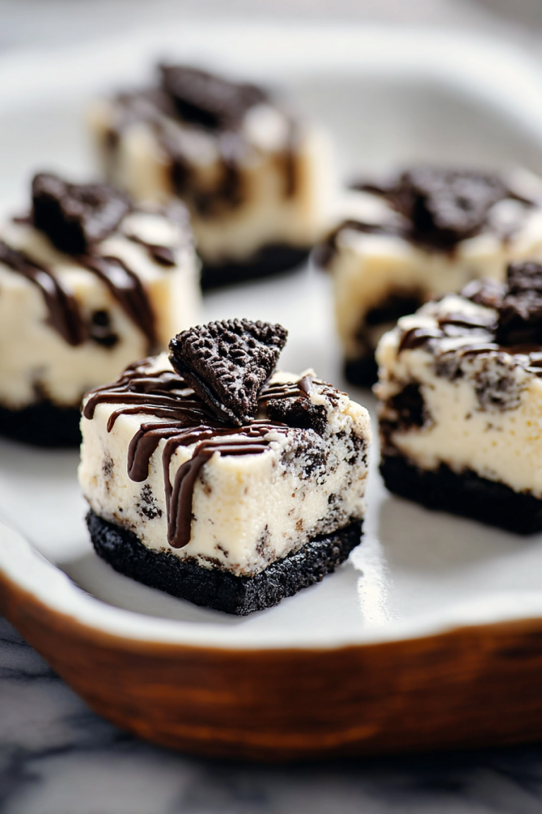 Delish Oreo Cheesecake Bites