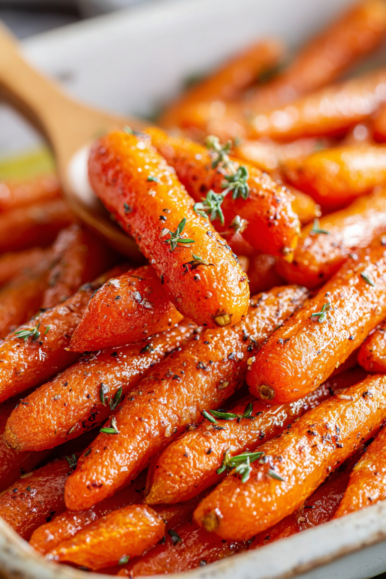 Delish Oven Roasted Maple Glazed Carrots