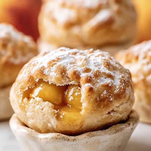 Delish Peach Pie Bombs