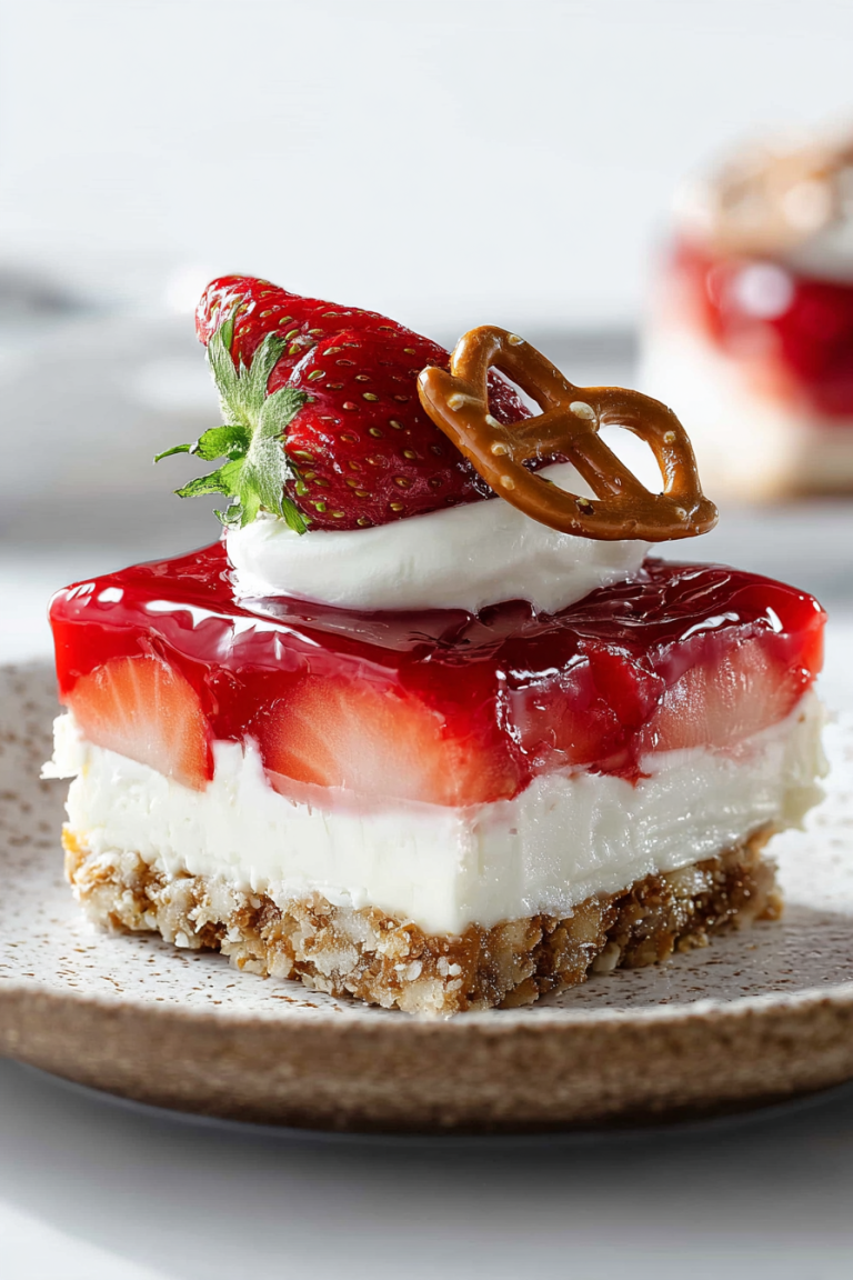 Delish Strawberry Pretzel Salad Recipes