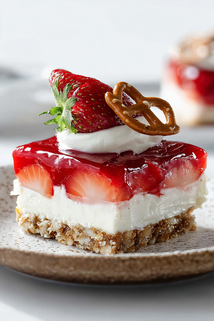 Delish Strawberry Pretzel Salad Recipes