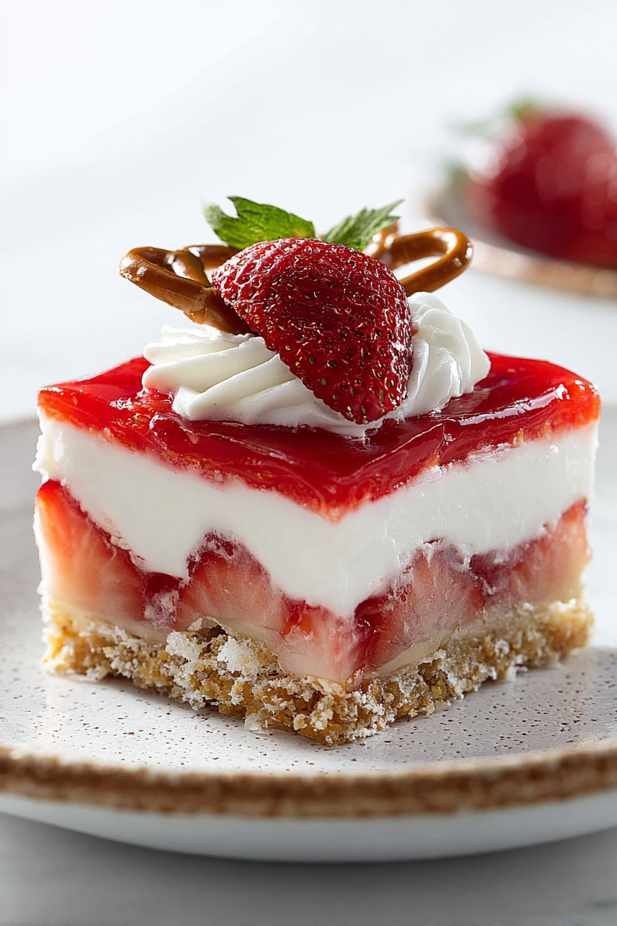 Delish Strawberry Pretzel Salad Recipes