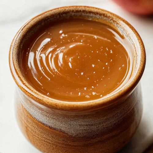 Easy Apple Cider Caramel Sauce