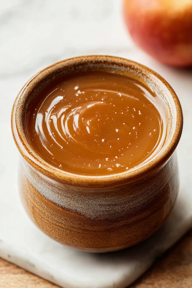 Easy Apple Cider Caramel Sauce