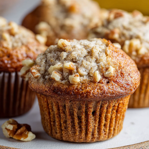 Easy Banana Nut Muffins