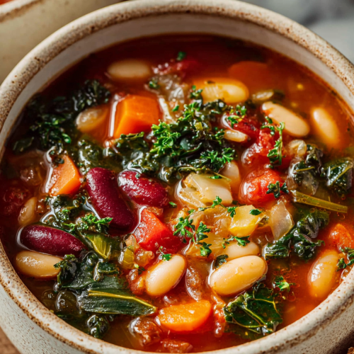 Easy Blue Zone Minestrone Soup