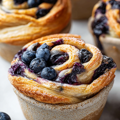 Easy Blueberry Cruffins Recipe