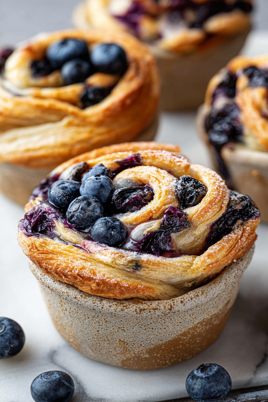 Easy Blueberry Cruffins Recipe