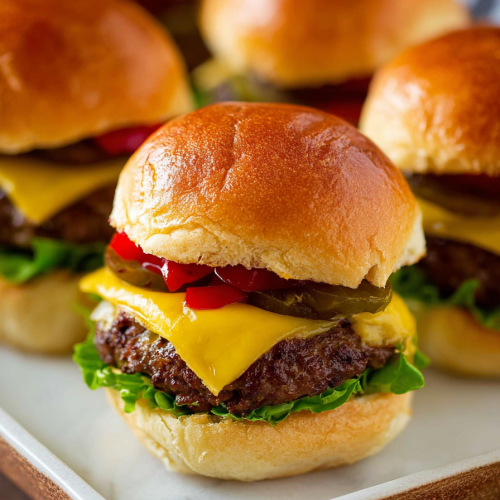 Easy Cheeseburger Sliders for Game Day