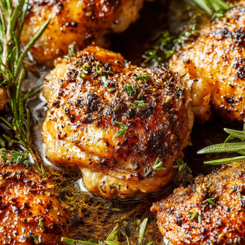 Easy Crispy Cast Iron Chicken Thighs