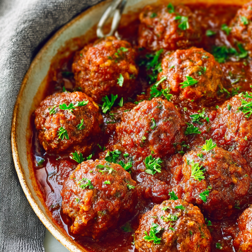 Easy Delish Porcupine Meatballs