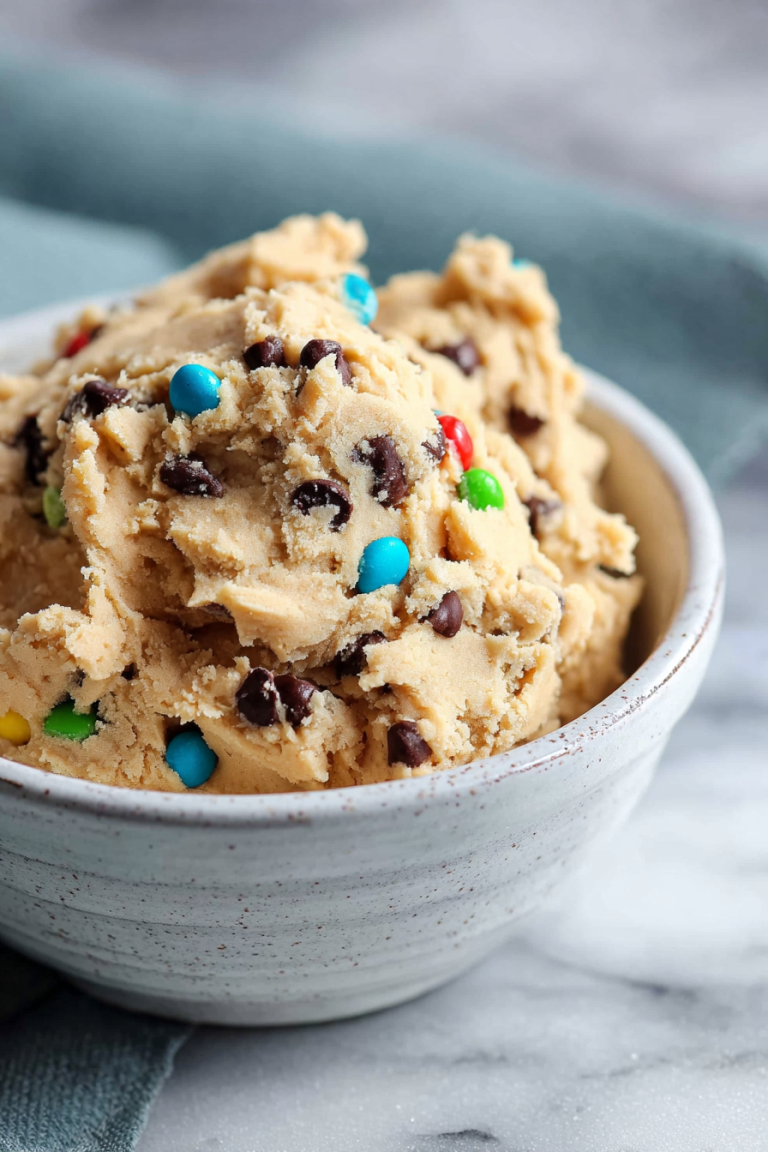Easy Edible Monster Cookie Dough