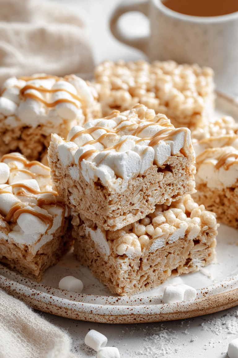 Easy Fluffernutter Rice Krispie Bars