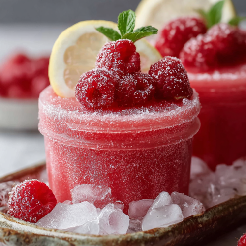 Easy Frozen Raspberry Lemonade Treats