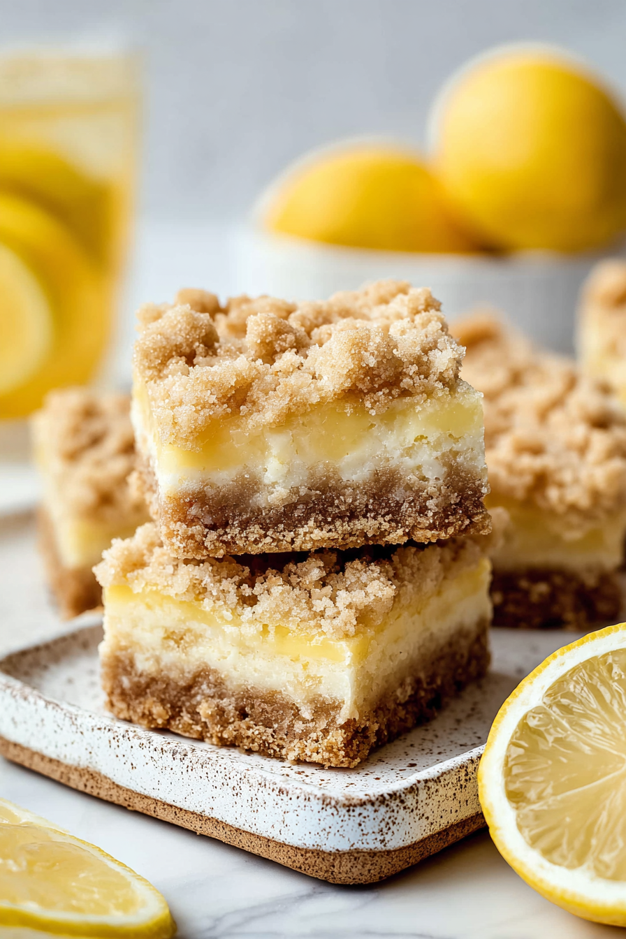 Easy Lemonade Crumb Bars