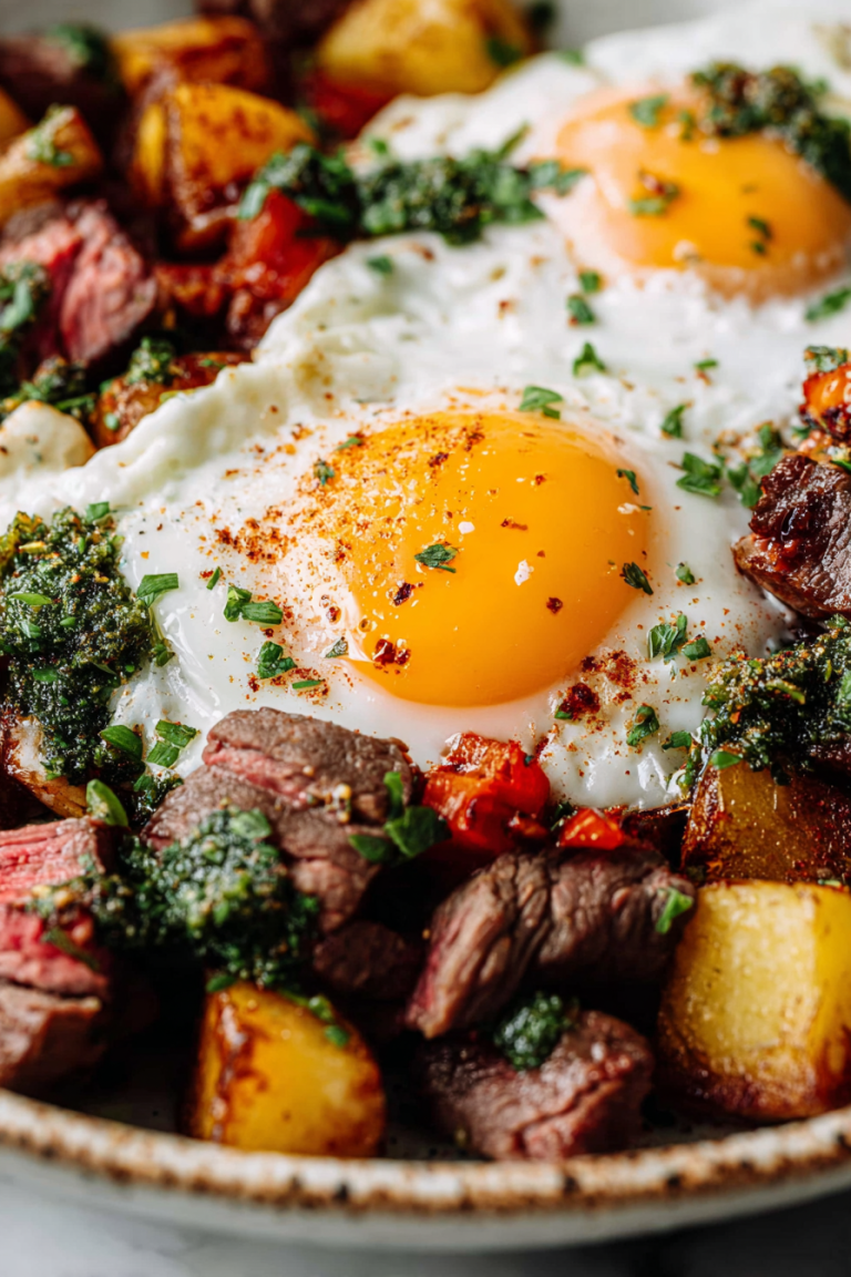 Easy Steak and Potato Breakfast Hash