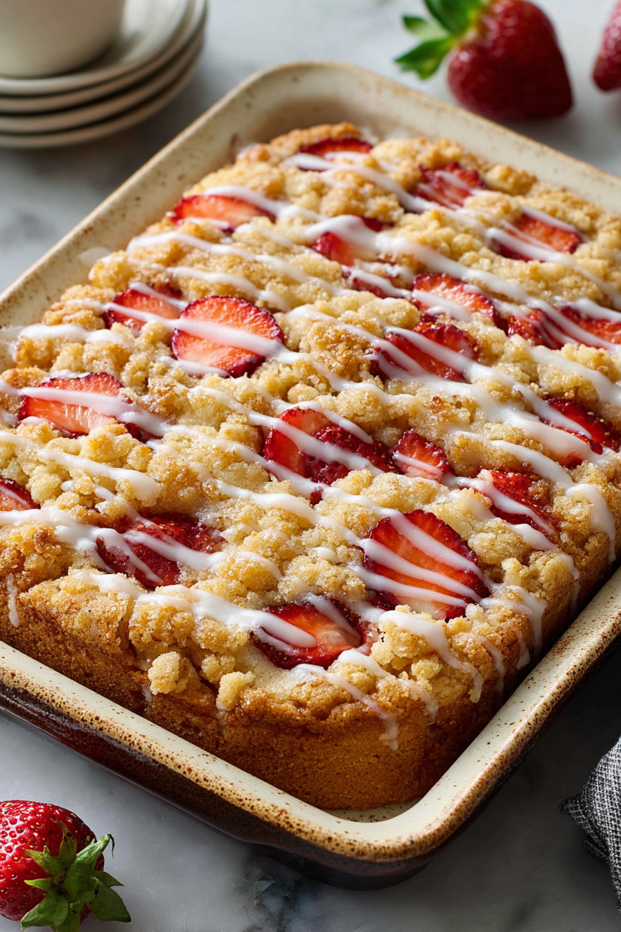 Easy Strawberry Crumb Cake Recipes