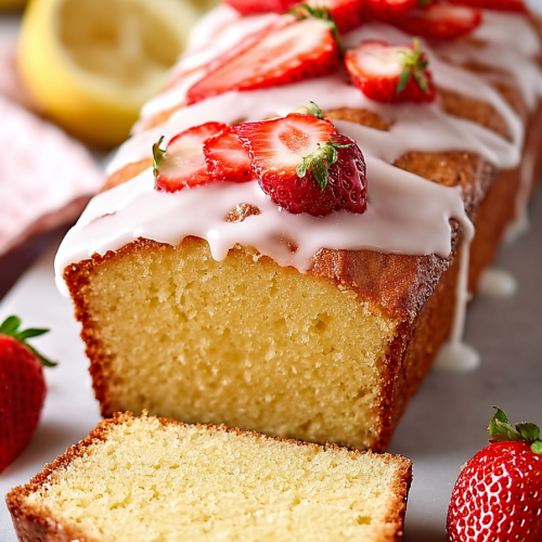 Easy Strawberry Lemon Loaf Cake Recipes