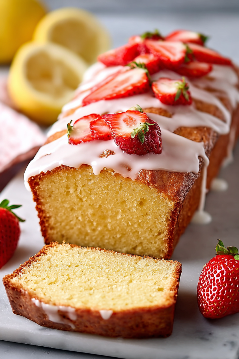 Easy Strawberry Lemon Loaf Cake Recipes