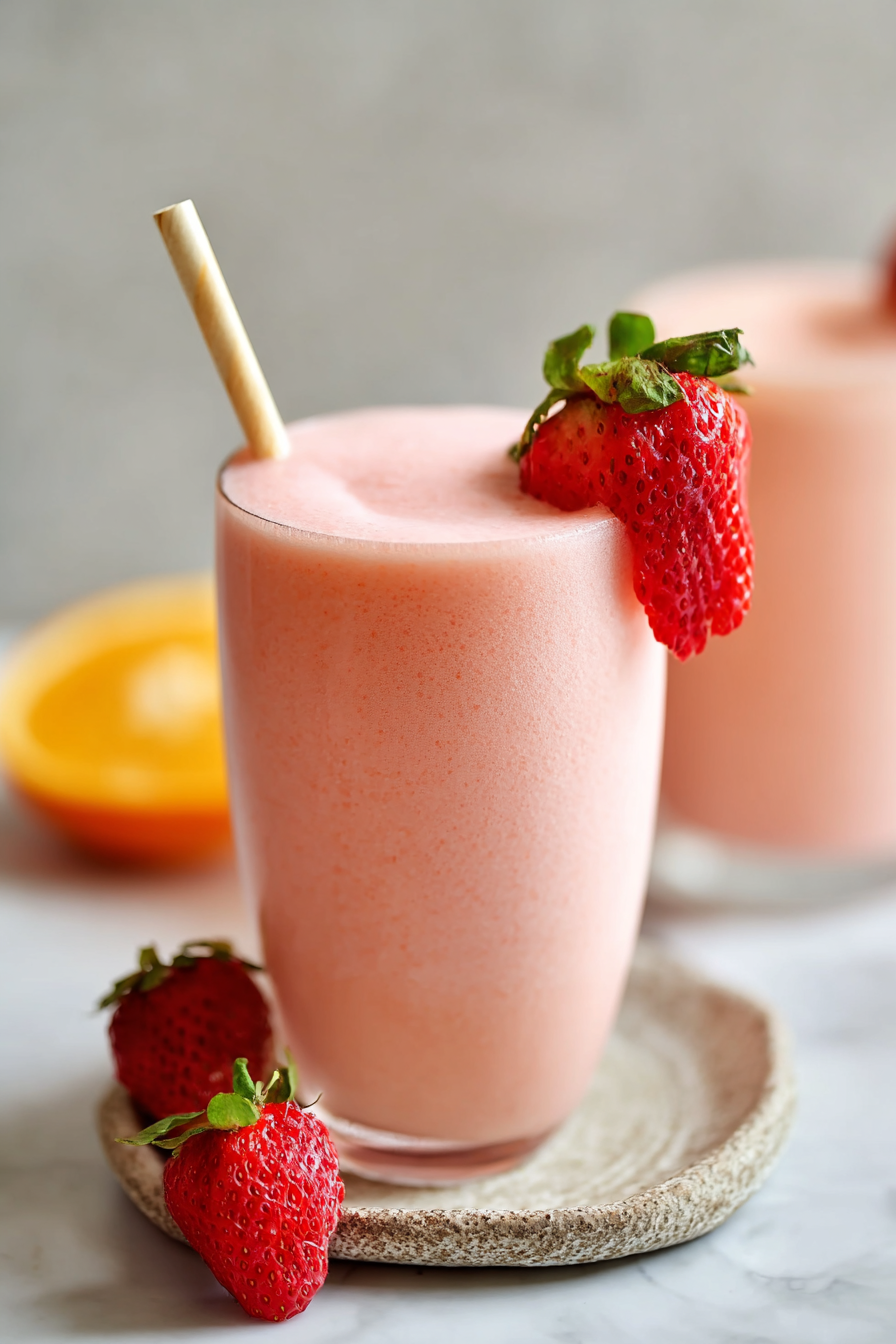 Easy Strawberry Orange Julius Recipe