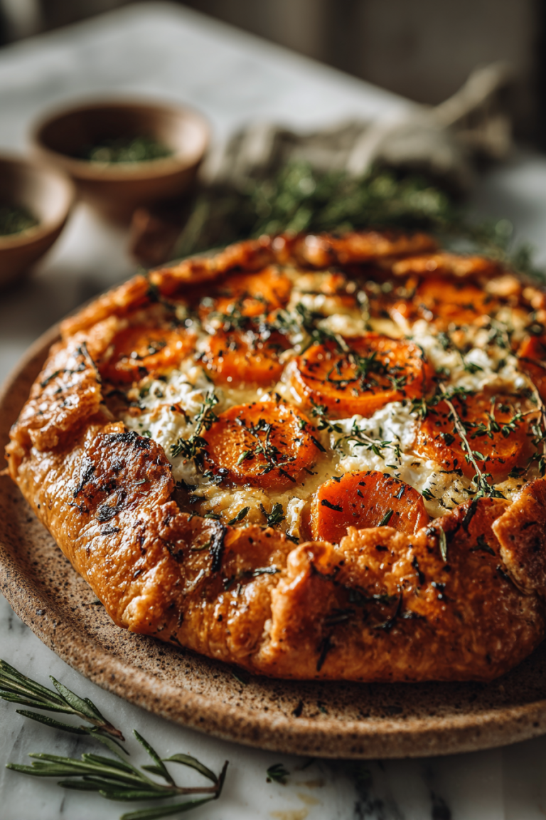 Butternut Squash and Goat Cheese Galette