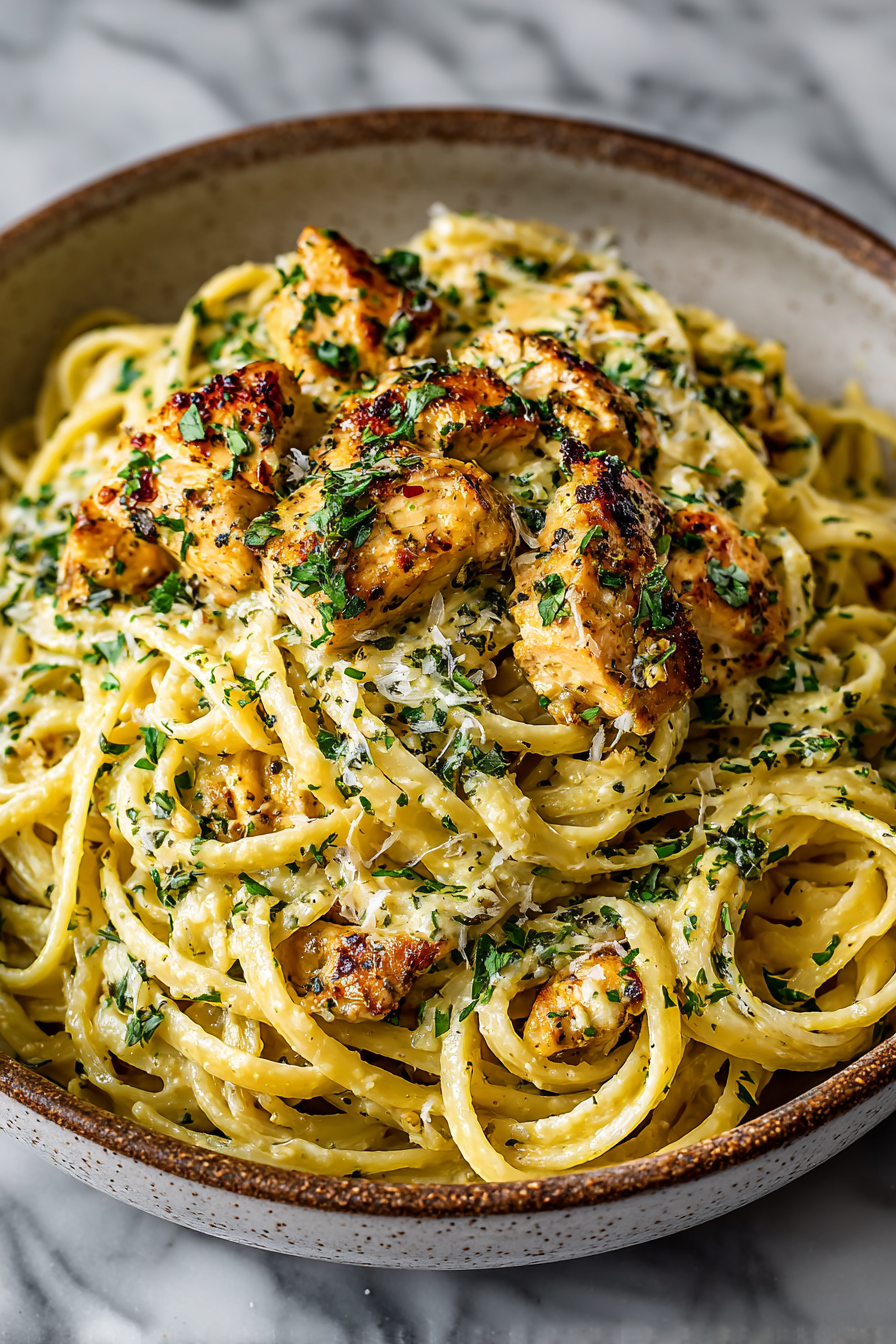 Cajun Garlic Chicken Linguine Recipe