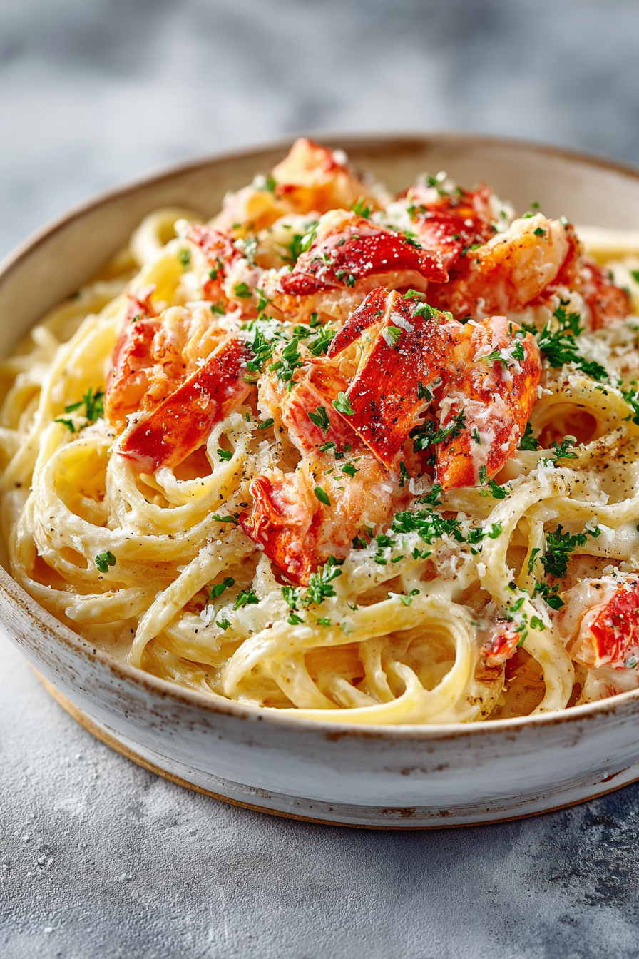 Cajun Seafood Alfredo with Crab