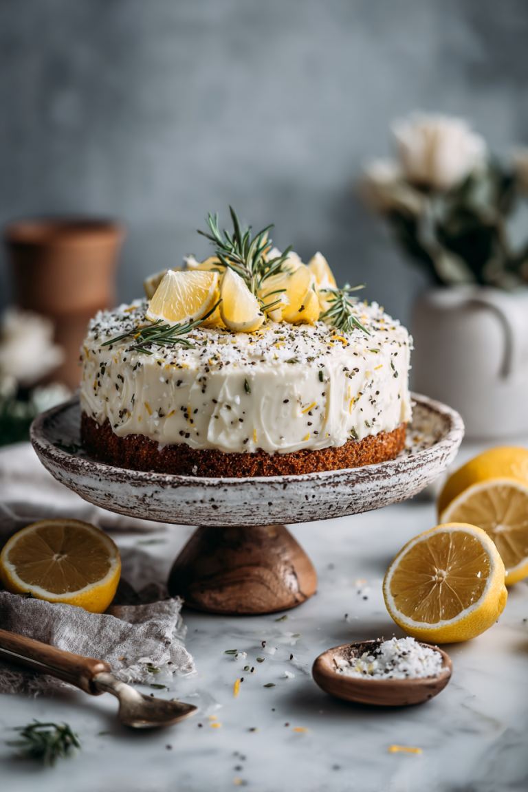 Catch a Husband Lemon Poppy Cake