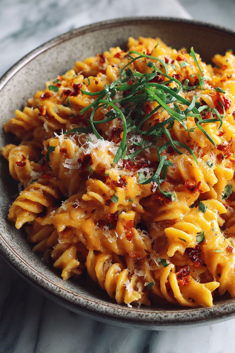 Cheesy Chilli Crisp Pasta Delight