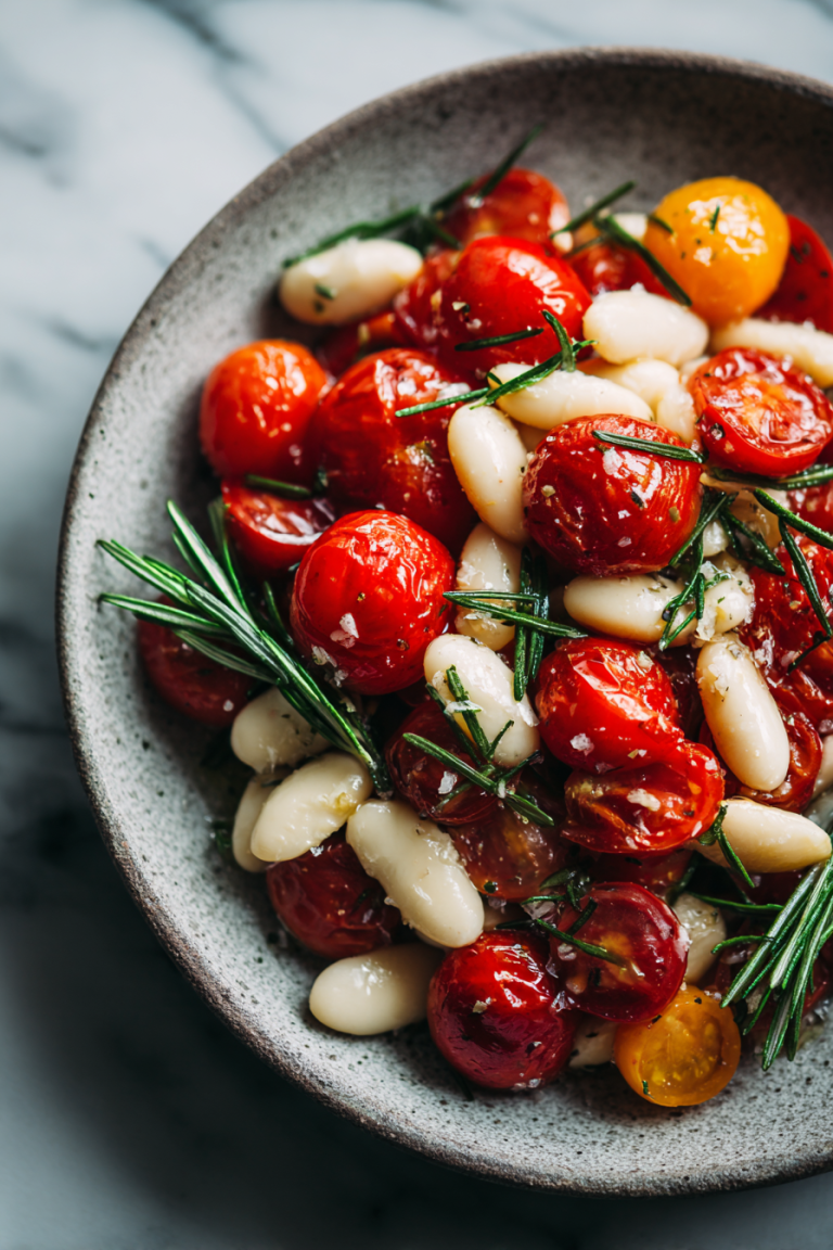 Cherry Tomato and White Bean Salad