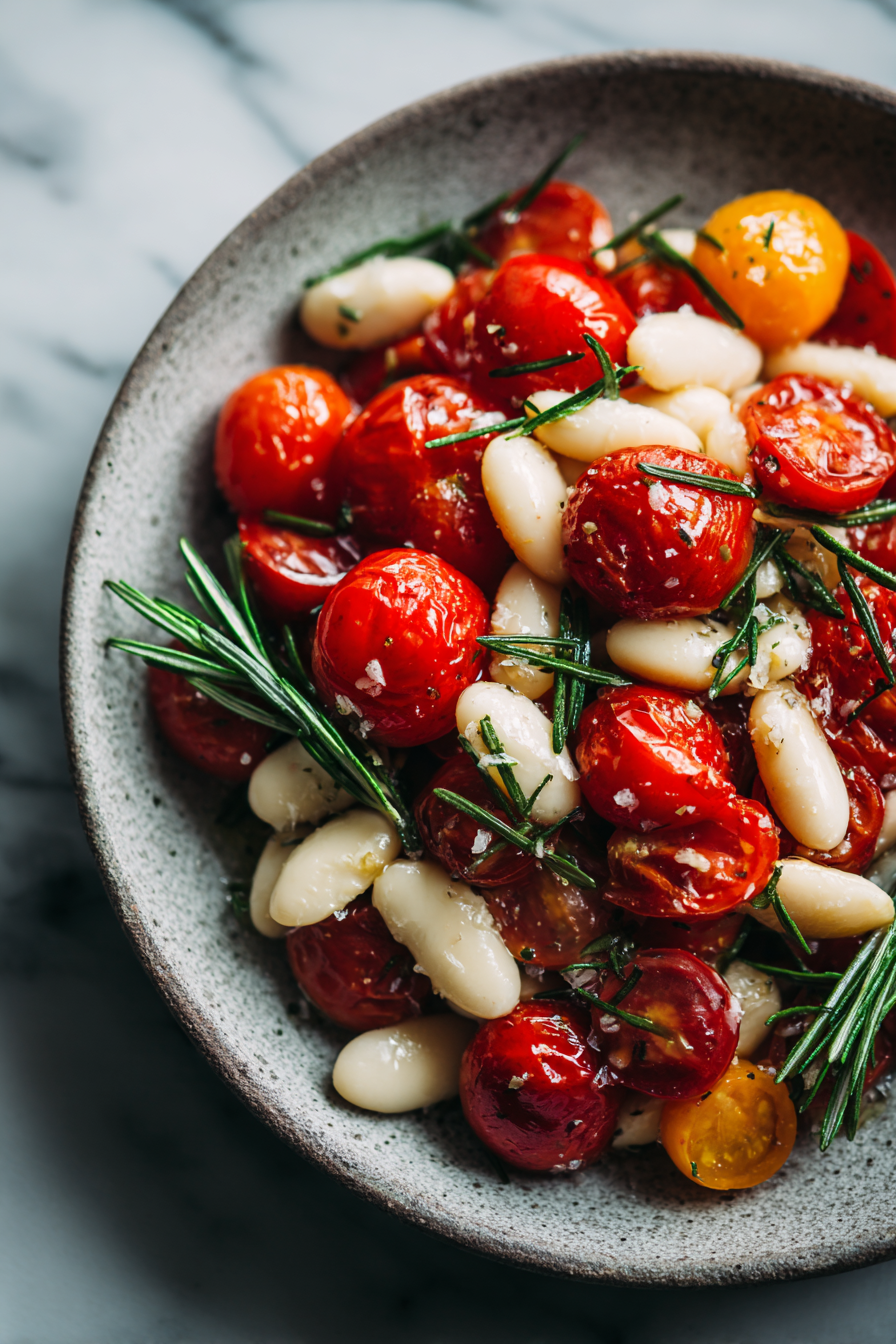Cherry Tomato and White Bean Salad